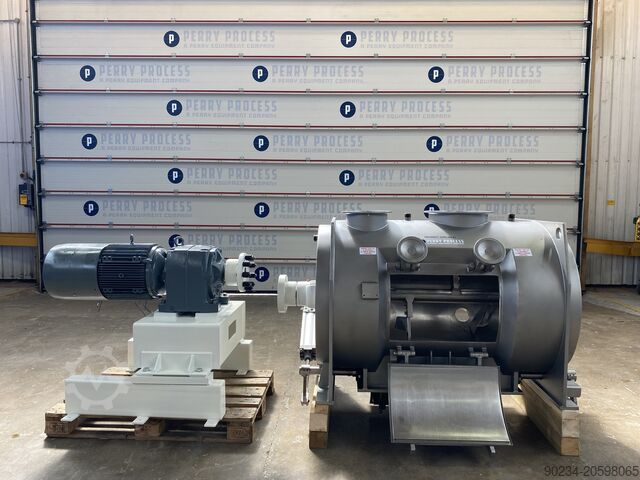 600 Litre Morton Model FKM600 Stainless Steel Jacketed Ploughshare Type Mixer MORTON FKM600