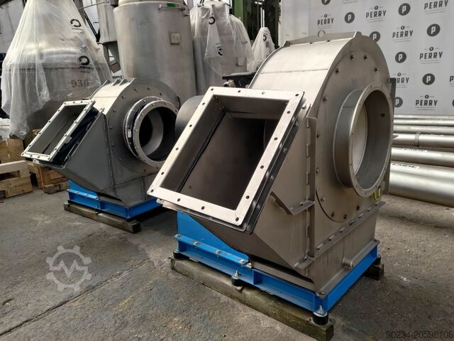 Ακτινικός φυγοκεντρικός ανεμιστήρας ELEKTROR από ανοξείδωτο ατσάλι, 18.000 m³/h, 7.000 Pa πίεση, 55 ELEKTROR Stainless Steel Radial Ventilator/fan