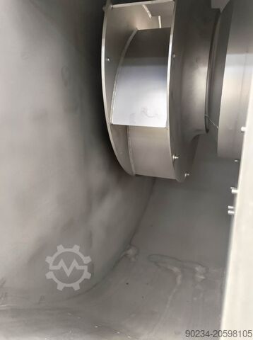 Ακτινικός φυγοκεντρικός ανεμιστήρας ELEKTROR από ανοξείδωτο ατσάλι, 18.000 m³/h, 7.000 Pa πίεση, 55 ELEKTROR Stainless Steel Radial Ventilator/fan