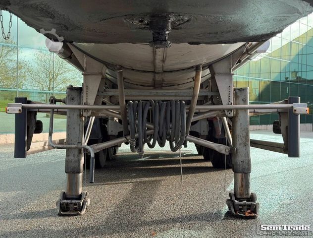 Remorque-citerne semi-remorque Burg 37.300 LITER 3 COMPARTMENTS DISC BRAKES SUP