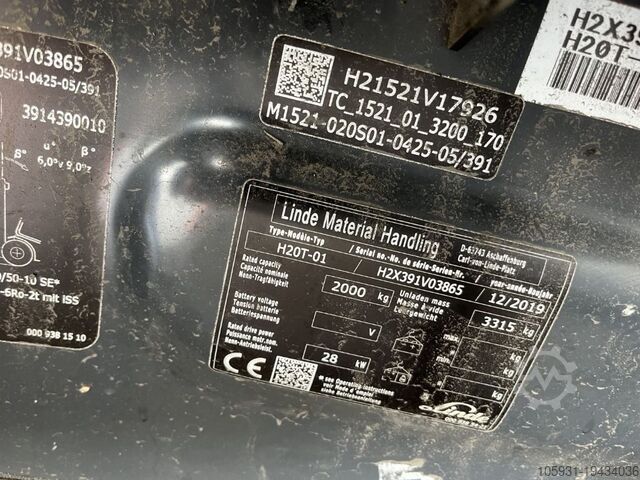 LPG gaffeltrucker Linde H20T-01