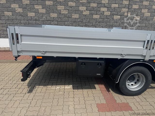Truk derek bergerak Iveco Daily 70C18 Kran Hyva Pritsche 5 m