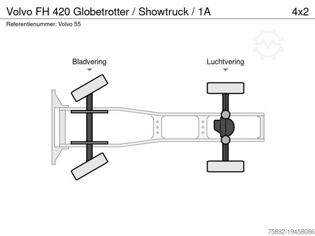 Standard-SZM Volvo FH 420 Globetrotter / Showtruck / 1A