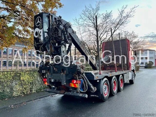 Transportator de lemn Mercedes-Benz Actros 3263 8x4 Jonsered Holztransporter/Retard...