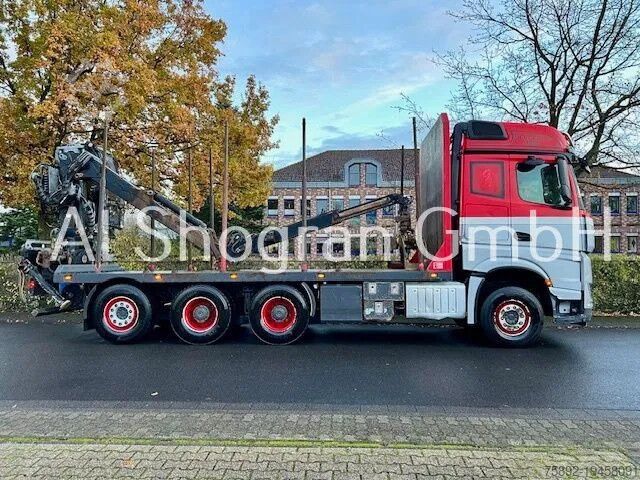 Transportator de lemn Mercedes-Benz Actros 3263 8x4 Jonsered Holztransporter/Retard...