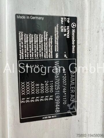 Vežimas šaldytuve ir (arba) šaldytuve Mercedes-Benz Atego 1224 CARRIER Supra 850/LBW/Motorschaden !!!