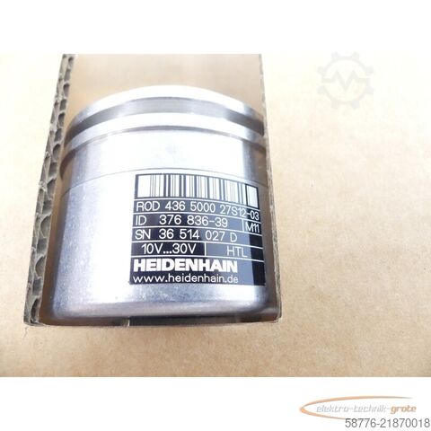 Componente Heidenhain ROD 436 5000 27S12-03 . 376 836-39 SN 36514027D -!-