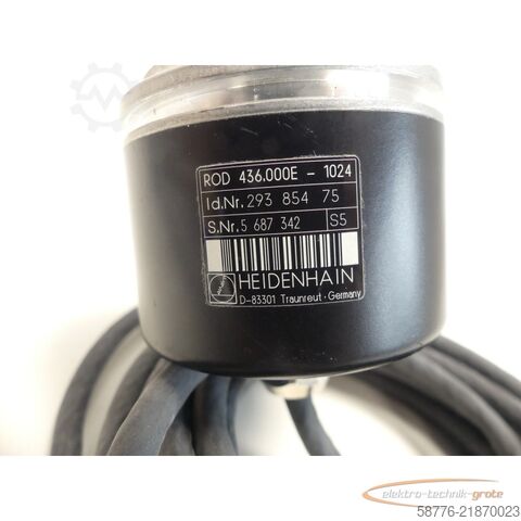 コンポーネント Heidenhain ROD 436.000E-1024 Drehgeber . 293 854 75 SN:5687342 -ungebr.!-