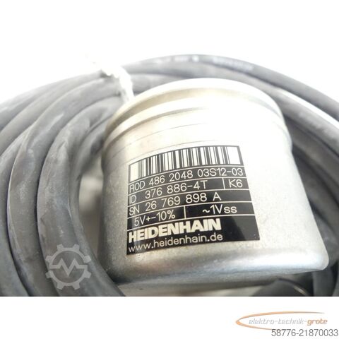 Komponent Heidenhain ROD 486 2048 03S12-03 Drehgeber . 376 886-4T -!-