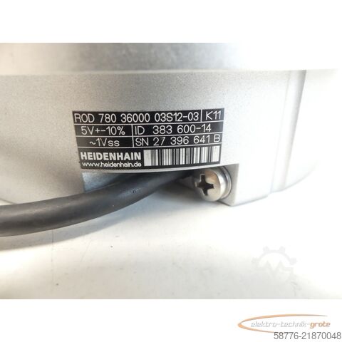 Componente Heidenhain ROD 780 36000 03S12-03 K11 .383 600-14 -mit 6 Monaten Gwl.!-