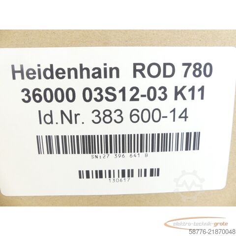 Componente Heidenhain ROD 780 36000 03S12-03 K11 .383 600-14 -mit 6 Monaten Gwl.!-