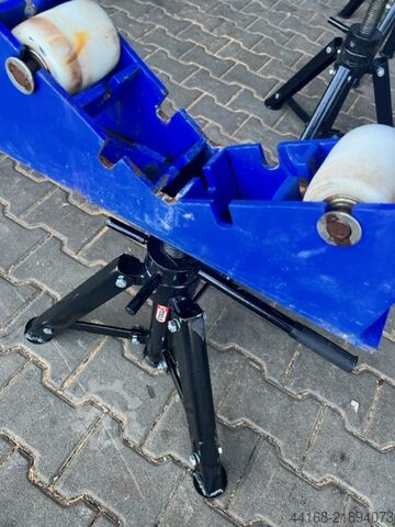 Mesa giratória de solda, cavalete de apoio, rolamento oposto Protec, Rollenbock,Stützlager Drehvorrichtung,Transportvorrichtung