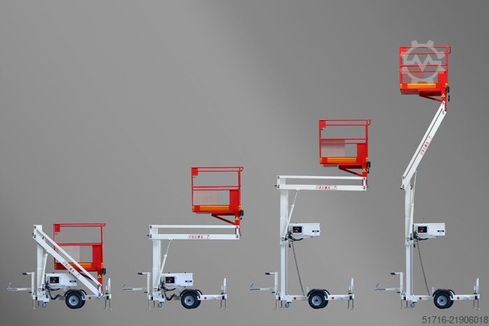 Plataforma de trabalho / Plataforma de trabalho reboque Matilsa Parma7