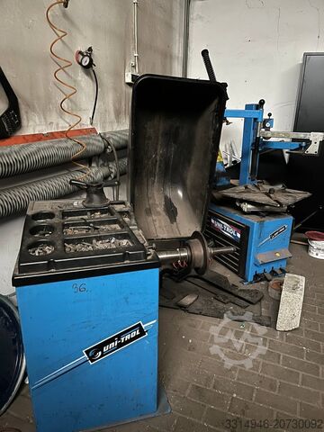 Komplett set för vulkanisering UNITROLL Montażownica Wyważarka