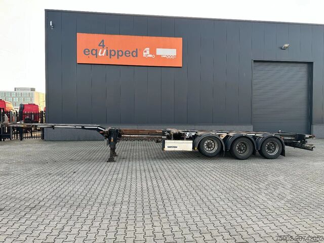 Transportasi kontainer D-TEC FLEXITRAILER / 45FT HC MULTI / BPW + drumbrakes...