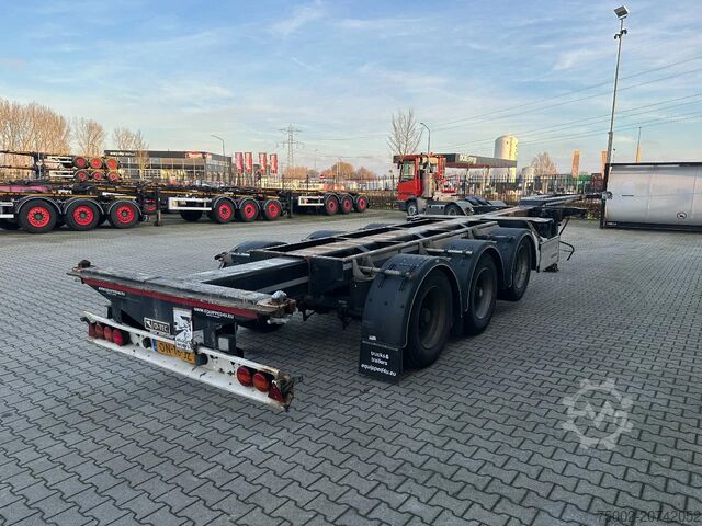Transportasi kontainer D-TEC FLEXITRAILER / 45FT HC MULTI / BPW + drumbrakes...