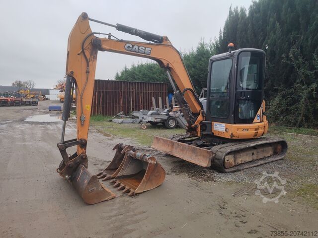 Ekskavator mini <7t Case CX 50 with 3 excavator buckets