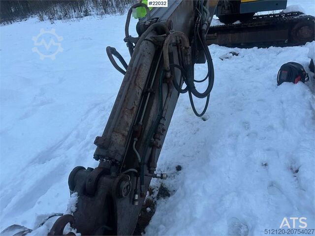 Koparka gąsienicowa Åkerman EC200 excavator with 2 buckets. SEE VIDEO.