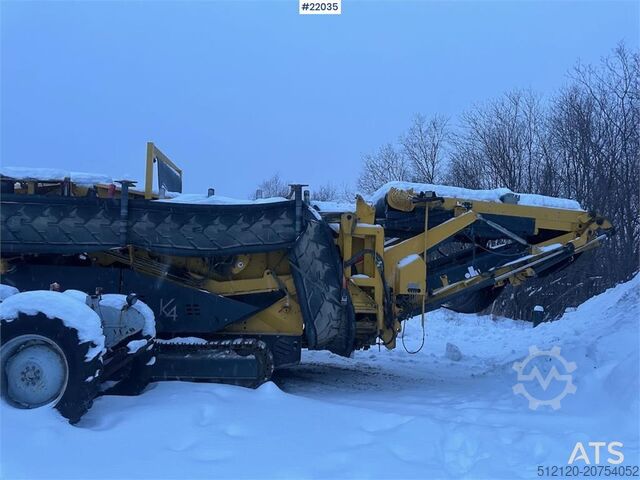 Kross för avfall Keestrack K4 w/ completely new engine 1500 hours ago! WATCH