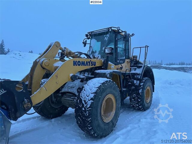 Hjullastare Komatsu WA380-7 wheel loader w/ bucket, scale, summer and