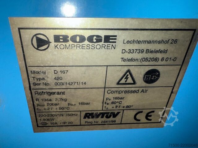 Sraigtinis kompresorius BOGE S 21