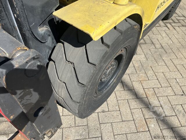 Περονοφόρο ανυψωτικό Hyster H4.50XM Διπλό 400, μετατόπιση πλευράς/ρύθμιση περονών, Perkins Diesel HYSTER H 4.50 XM