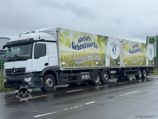 पेय ट्रक MERCEDES-BENZ ACTROS 2540 L/ 2 x LBW / LENKACHSE / KOMPLETTZUG