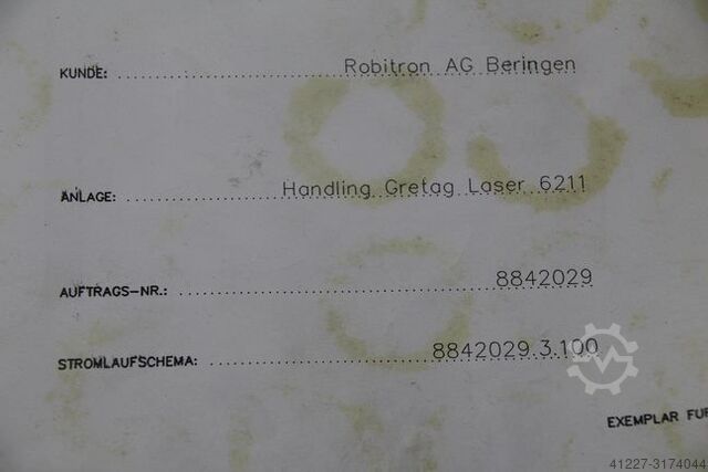 Control cards Spectron Laser Systems Bildschirm Tastatur