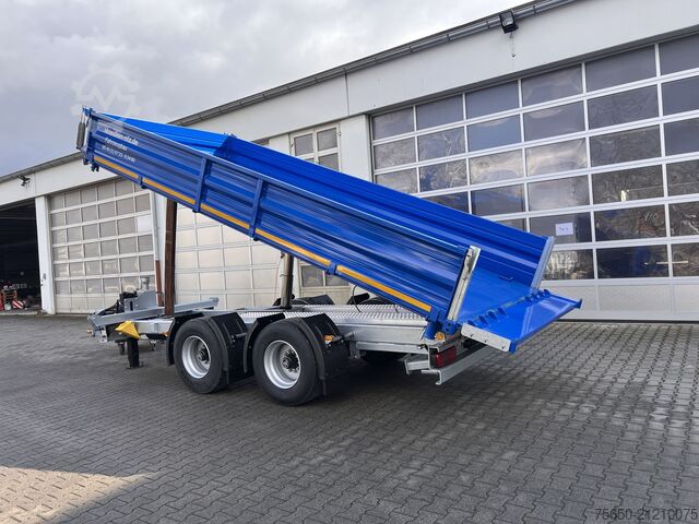 Remolque volquete Möslein TTD 19 B  neuer 19 t Tandemkipper- Tieflader hydraulischer Klappe