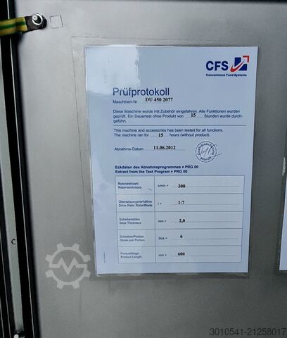 Slicer-Linie   CFS  UniSlicer CFS / GEA Slicer  UniSlicer