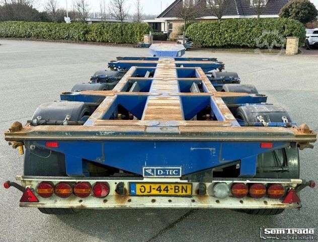 Swap body semitrailer D-TEC FT-43-03V FRONT + MIDDLE + BACK SLIDER DRUM BRAK