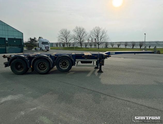 Swap body semitrailer D-TEC FT-43-03V FRONT + MIDDLE + BACK SLIDER DRUM BRAK