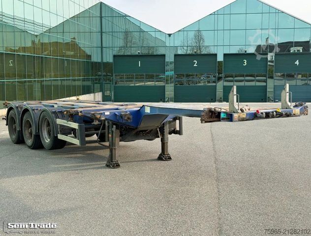 Swap body semitrailer D-TEC FT-43-03V FRONT + MIDDLE + BACK SLIDER DRUM BRAK