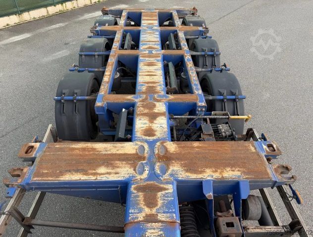 Swap body semitrailer D-TEC FT-43-03V FRONT + MIDDLE + BACK SLIDER DRUM BRAK
