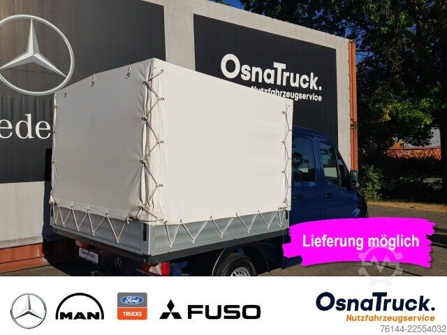 Фургон-шафа з фіранкою Mercedes-Benz Sprinter 215 CDI DOKA Pritsche/Plane Klima, AHK