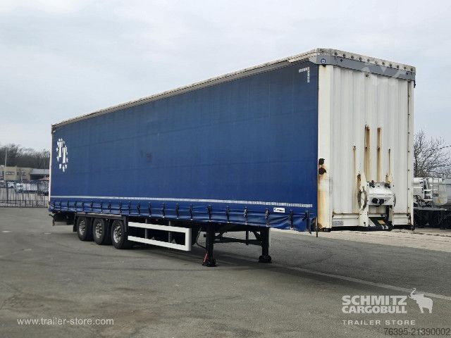 Semi-reboque aberto com lona Krone Semitrailer Curtainsider Mega