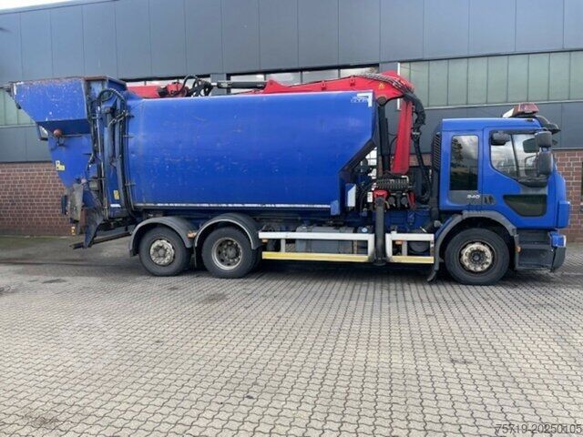 Søppelbilen Volvo FE 340 6x2 mit Palfinger Kran