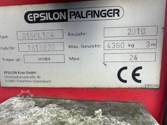 Søppelbilen Volvo FE 340 6x2 mit Palfinger Kran