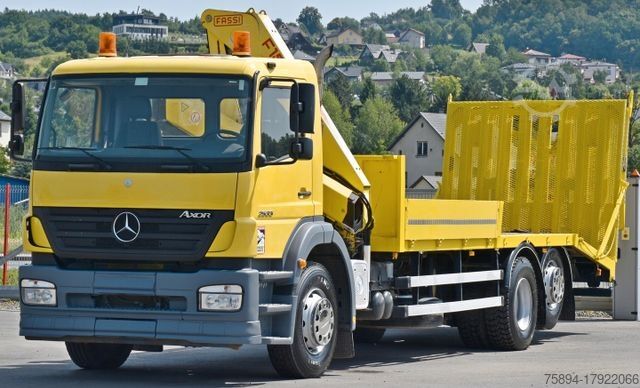 Démolisseur MERCEDES-BENZ AXOR 2533 ABSCHLEPPWAGEN 7,50 m + FASSI F150A.22