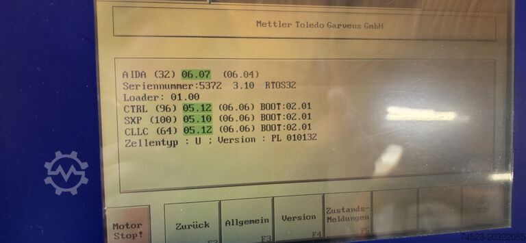 Controladora de peso S3 Garvens BF8