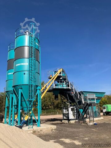 Concrete mixing plant, concrete plant CONSTMACH 30 M3/H Compact Concrete Mixing Plant