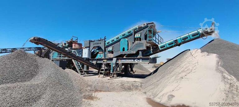 Mobilna drobilica / Čeľusna drobilica Constmach 60-80 TPH Mobil Jaw Crushing Plant