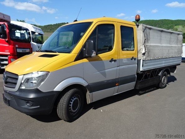 Furgoneta pick-up MERCEDES-BENZ 316 CDi Sprinter*DoKa*Plane*AHK*Regalausbau FHS