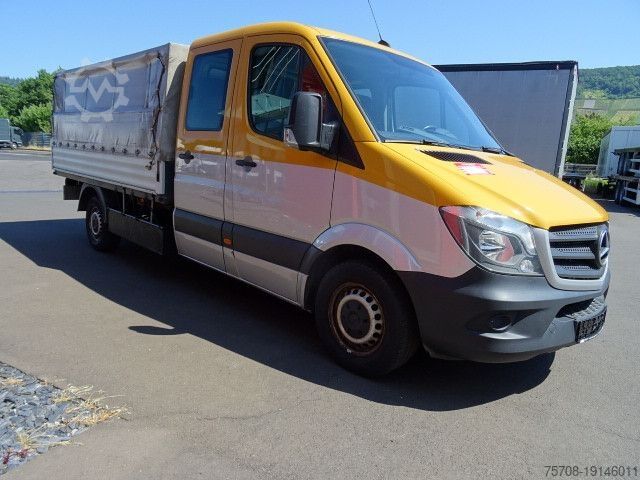 Furgoneta pick-up MERCEDES-BENZ 316 CDi Sprinter*DoKa*Plane*AHK*Regalausbau FHS