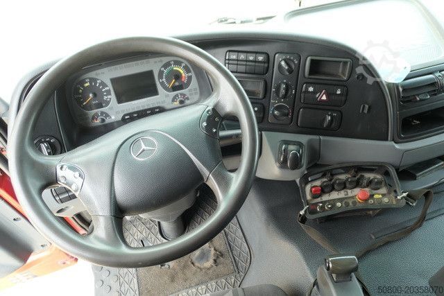 Düz kasa kamyon MERCEDES-BENZ 1844 L Actros 4x2, Hiab 144E-3, Funk, Voll-Luft