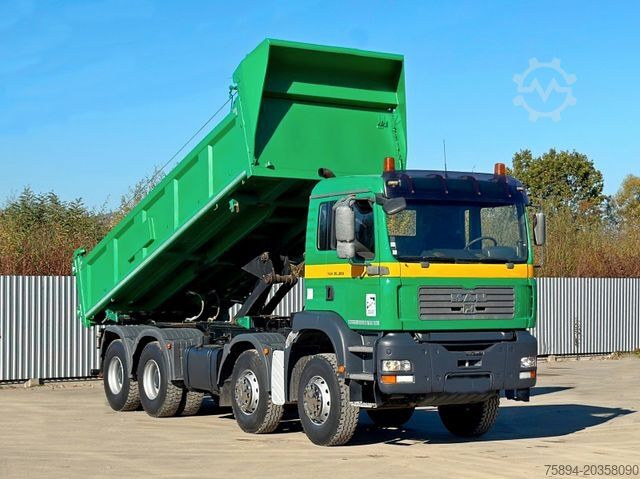 Wywrotka MAN TGA 35.360 * KIPPER 6,10 m + BORDMATIC / 8x4*TOP