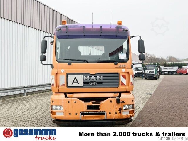 Āķa konteineru automašīna MAN TGA 26.350/400 6x2-2 BL, Lenk-/Liftachse