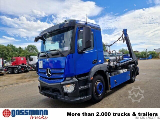 Kiper kamion Mercedes-Benz Antos 1840 L, Gergen Teleskopabsetzkipper Adonis