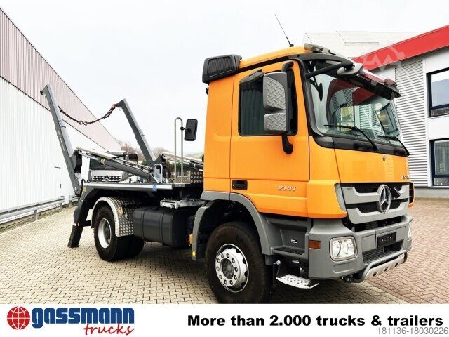 Kiper kamion Mercedes-Benz Actros 2141 K 4x2, Tele-Absetzer