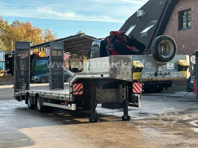 Semirremolque de plataforma baja Özsan VEGA 2Achs Tieflader Rampen